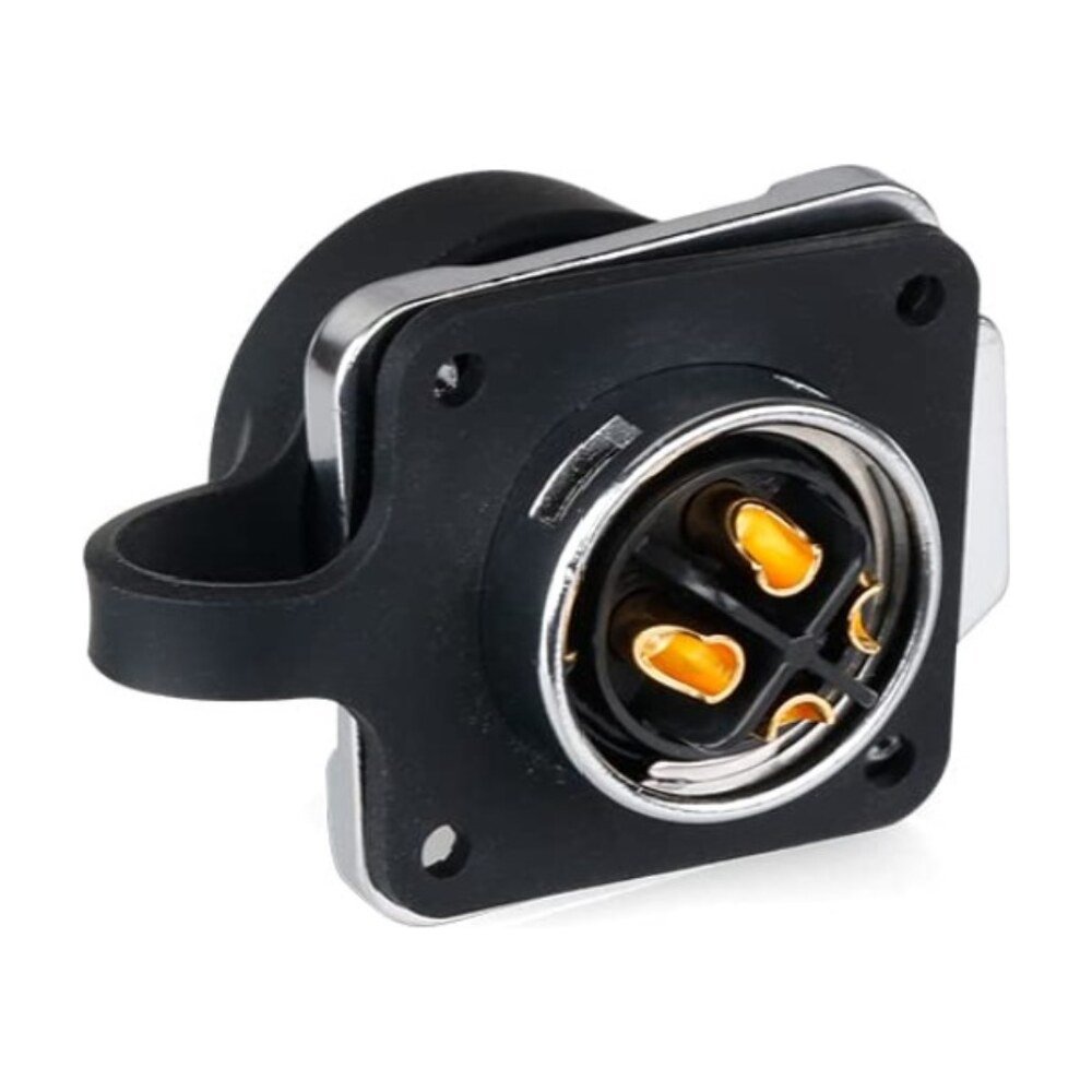 LP-20-J04SX-03-401, 4-Pin Female Panel Mount Waterproof Connector