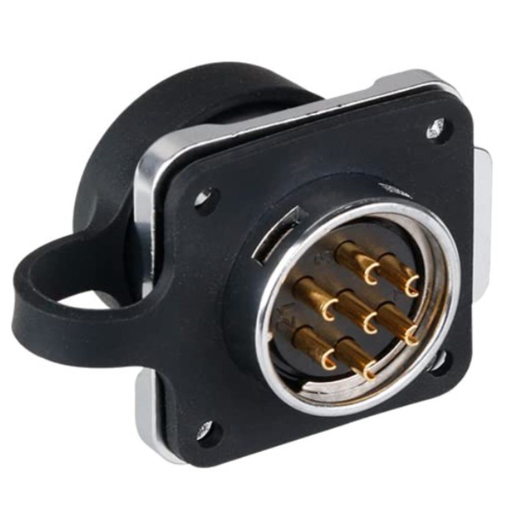 LP-20-J07SX-03-401, 7-Pin Female Panel Mount Waterproof Connector