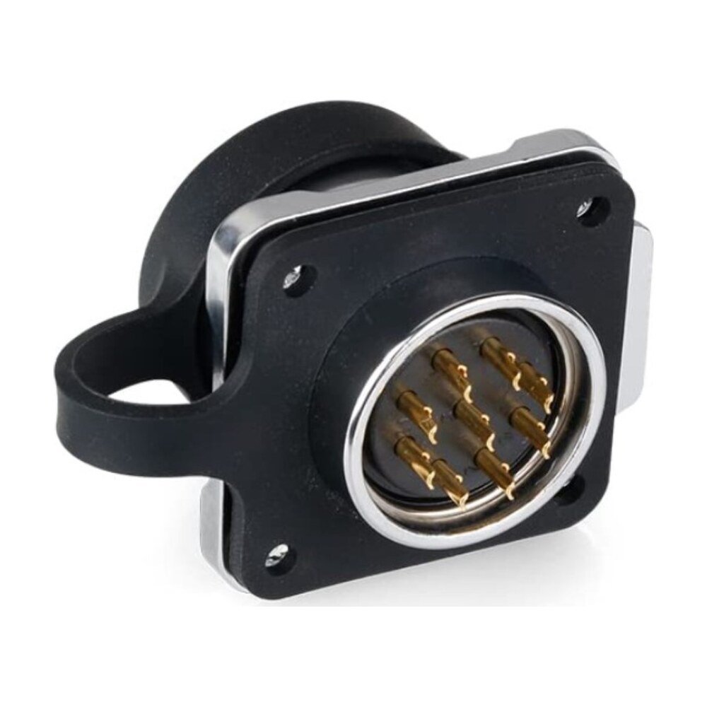 LP-20-J09SX-03-401, 9-Pin Female Panel Mount Waterproof Connector