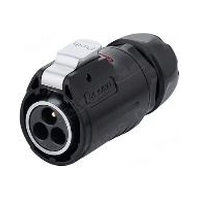 LP-24-C03PE-01-001, 3-Pin Male Cable Mount Waterproof Connector