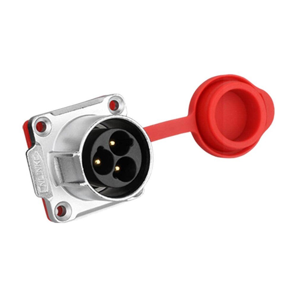 LP-24-C03SX-03-401, 3-Pin Male Panel Mount Waterproof Connector