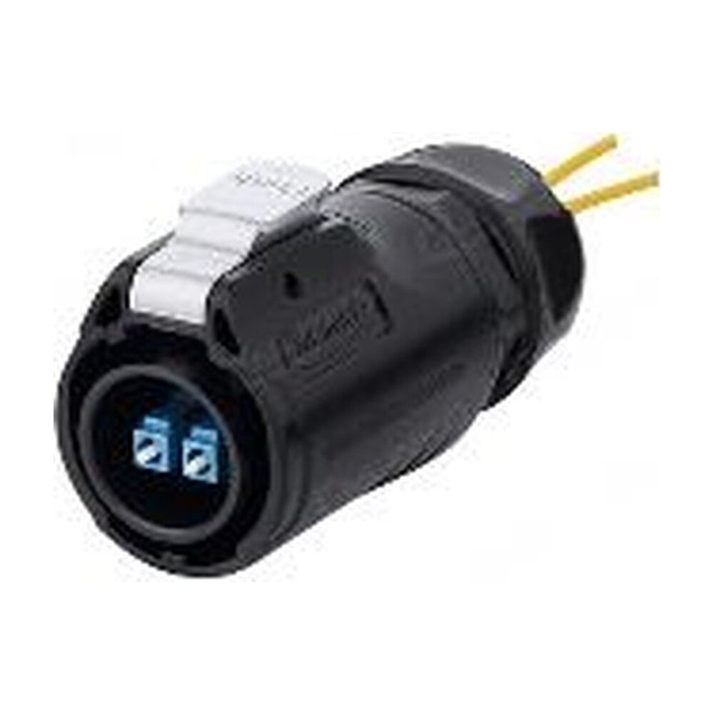 LP-24-F0-LC-LC-3M-001, LP-24 Fiber Optic Plug (Cable Mount) Waterproof Connector