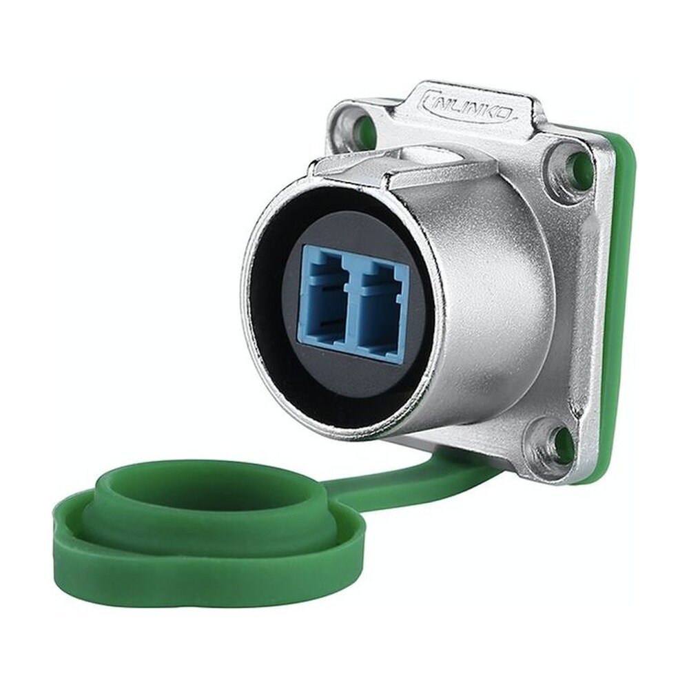 LP-24-J/LC/213/SX-43-401, LP-24 Fiber Optic Socket (Panel Mount) Waterproof Connector