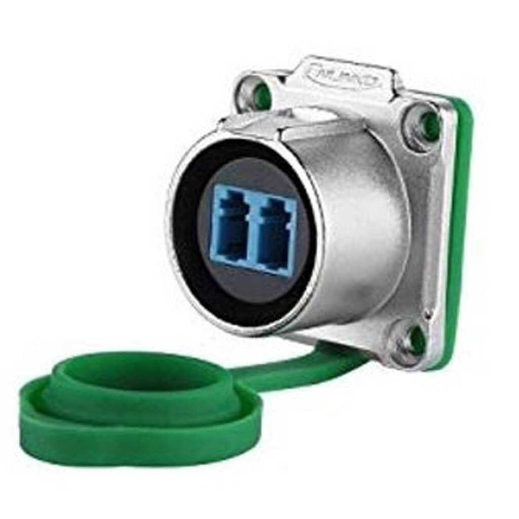 LP-24-F00SX-S01, LP-24 Fiber Optic Socket (Panel Mount) Waterproof Connector