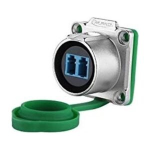 LP-24-F00SX-S01, LP-24 Fiber Optic Socket (Panel Mount) Waterproof Connector