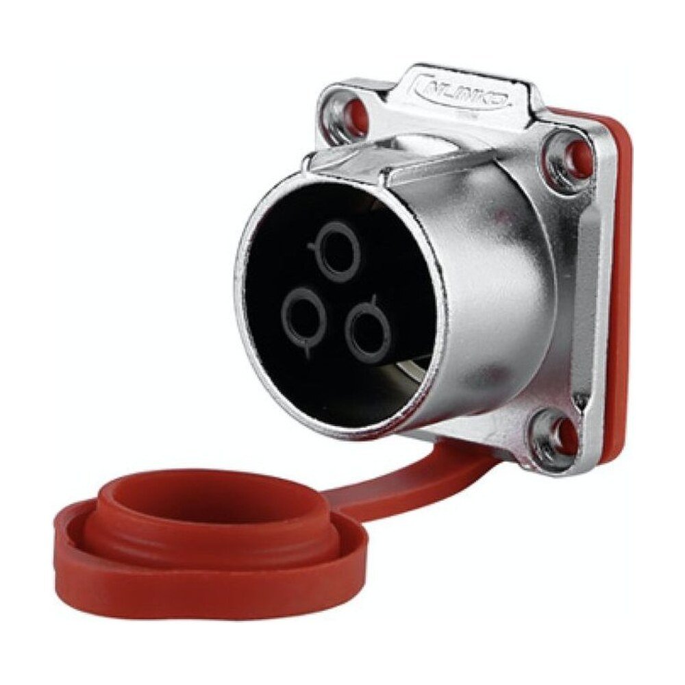 LP-24-J03SX-03-401, 3-Pin Female Panel Mount Waterproof Connector