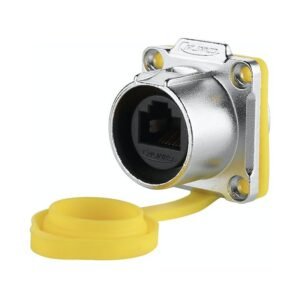 LP-24-RJ45-S01, LP-24 RJ45 Ethernet Socket (Panel Mount) Waterproof Connector