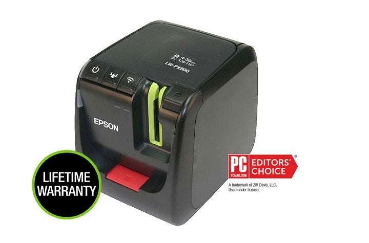 New Epson LabelWorks PX LW-PX800 Industrial Label Printer – 360 dpi, Wireless, 4–36mm Tape Compatibility