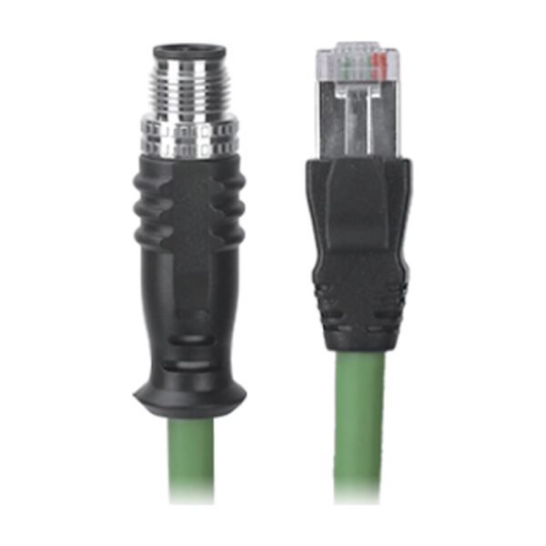 M12 to RJ45 cable assembly, sold by Micro-Ray Electronics