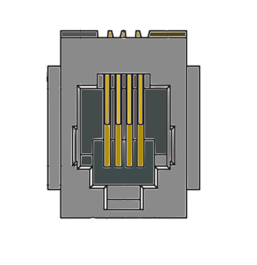 MR-960501 (4P4C) Top Entry Modular Jack