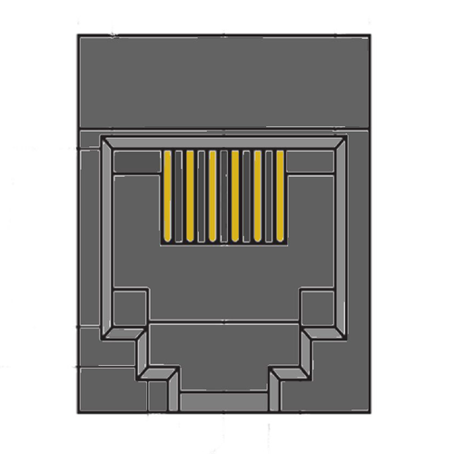 MR-960301(6P6C) Top Entry Modular Jack