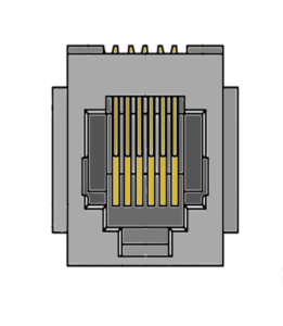 MR-960502 (6P6C) Top Entry Modular Jack