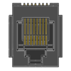 MR-960504 (8P8C) Top Entry Modular Jack