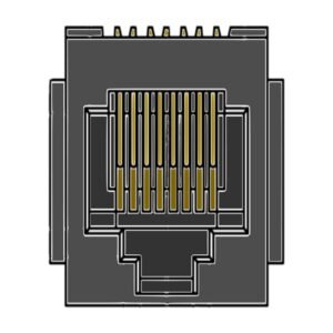MR-960504 (8P8C) Top Entry Modular Jack