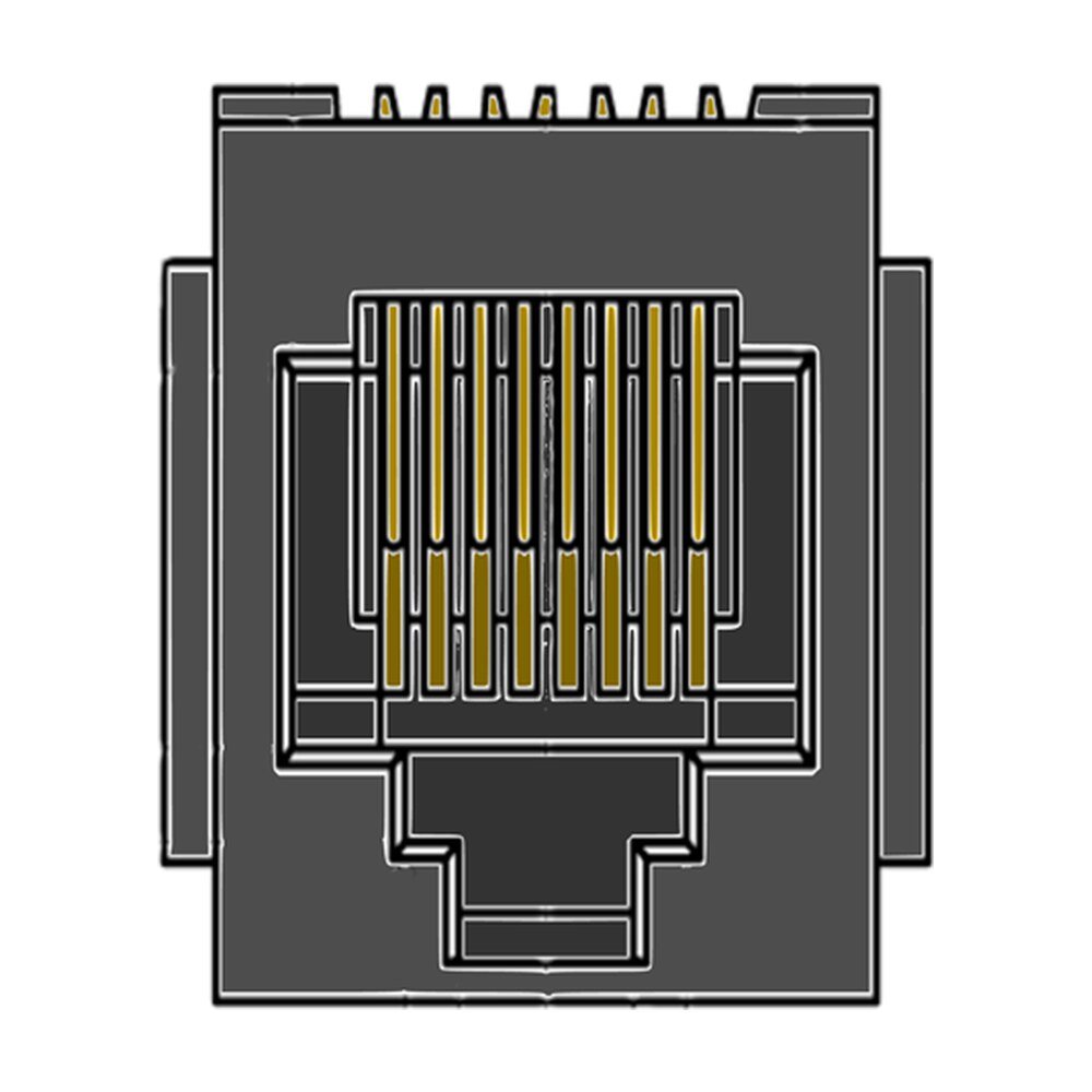 MR-960504 (8P8C) Top Entry Modular Jack