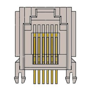 MR-960601 (6P6C) Side Entry Modular Jack