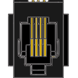 MR-960701 (4P4C) Top Entry Modular Jack