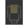 MR-961101 (6P6C) Top Entry with Shorting Bus Bar