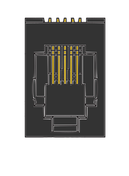 MR-961101 (6P6C) Top Entry with Shorting Bus Bar