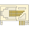 MR-962401(4P4C) Side Entry, DIP, Non Shielded, Modular Jack