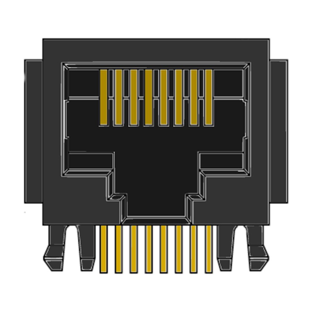 New RJ45 Side Entry PC Board Mount Connector MR-963703