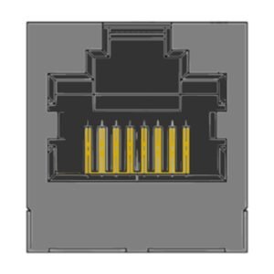 MR-964501 RJ45, 8 Position, Shielded, Press Fit, Top Entry Jack