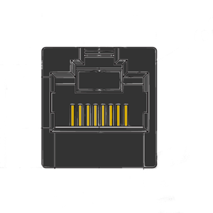 MR-964601 (8P8C) RJ45 Vertical Mount, Non-Shielded