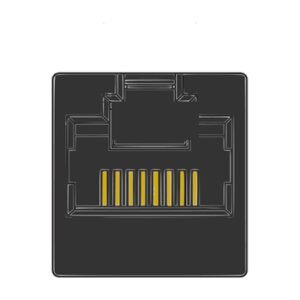 MR-964616, (8P8C) RJ45, Non-Shielded, Flat Pin, Top Entry, Modular Telephone Jack, PCB Jack Available Keyed or Non-Keyed