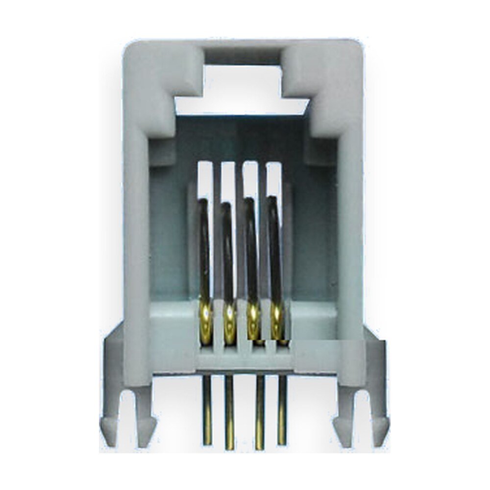 MR-977901 - 4-Position, Side Entry, Flat Pin Modular Jack