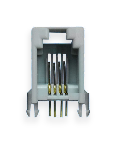 MR-968801 - 4-Position, Side Entry Modular Jack