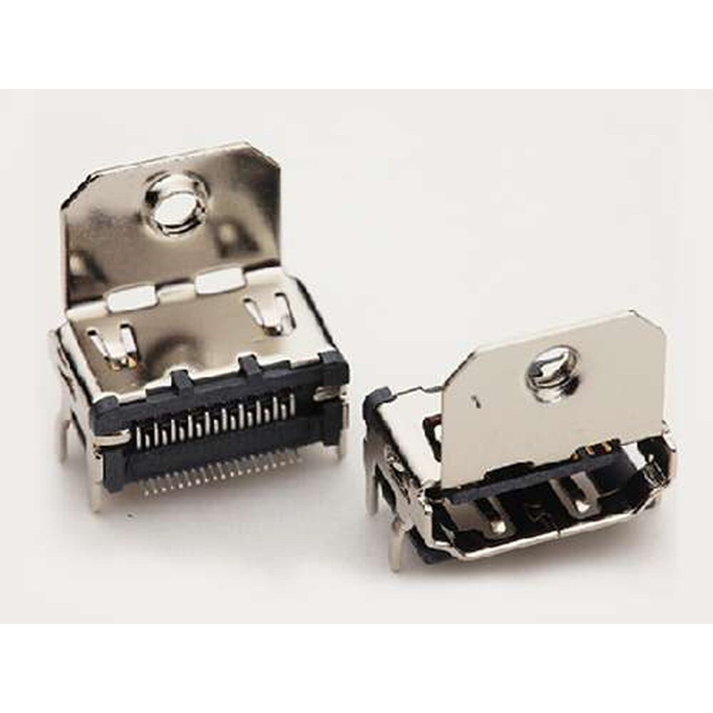 MR-A1119E1-D-XX-T HDMI Socket, 19 Pin, Through-Hole (DIP), Panel Mount