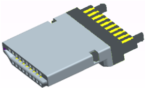 MR-A121903-C-XX-T — HDMI Connector Plug