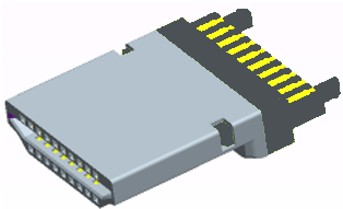 MR-A121903-C-XX-T — HDMI Connector Plug