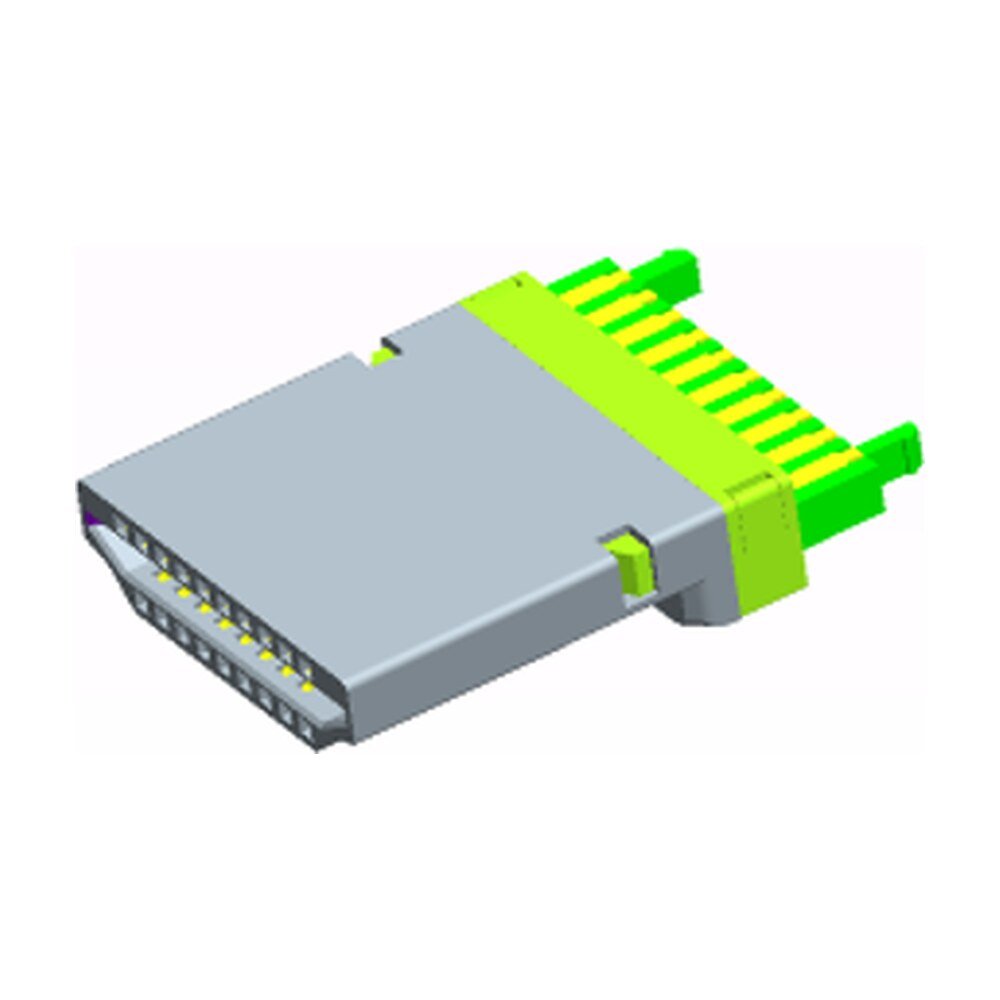 MR-A121903-H-30-T HDMI Plug, 19 Pin