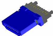 MR-A121910-A-XX-T — HDMI Connector Plug
