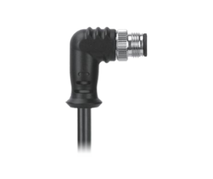 New M12, Male Right Angle to  Pigtail Patch Cord