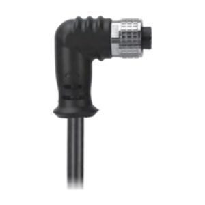 New M12 4 Pin Female Right Angle to Open End Cord set