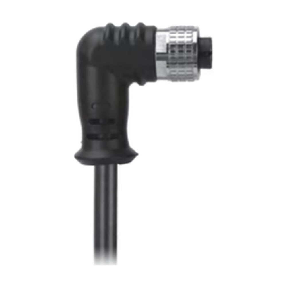 New M12 4 Pin Female Right Angle to Open End Cord set
