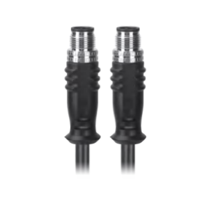 M12, A-Coded Male Straight Connector to Male Straight Connector Cable, Available Pins 3, 4, 5, 8, 12, 17 MR-YL121060