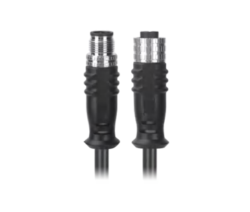 New M12 4Pin Male to Female PUR patch cord Molded