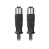 M12, A-Coded Female Straight Connector to Female Straight Connector Molded Cable Available Pins 3, 4, 5, 8, 12, 17, MR-YL1210