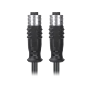 M12, A-Coded Female Straight Connector to Female Straight Connector Molded Cable Available Pins 3, 4, 5, 8, 12, 17, MR-YL1210