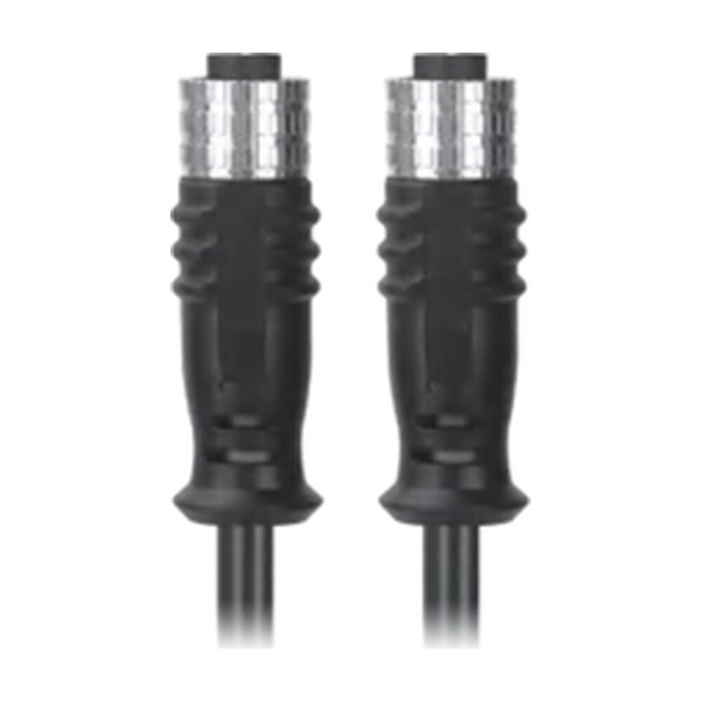M12, A-Coded Female Straight Connector to Female Straight Connector Molded  Cable Available Pins 3, 4, 5, 8, 12, 17, MR-YL121067