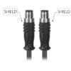 M12, New Female Straight Connector to Female Straight Connector Molded, MR-YL121077