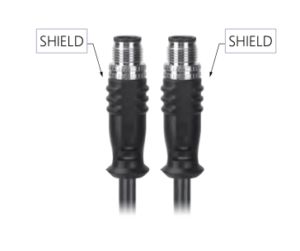 M12, New Female Straight Connector to Female Straight Connector Molded, MR-YL121077