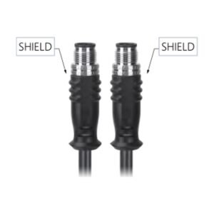 M12, New Female Straight Connector to Female Straight Connector Molded, MR-YL121077