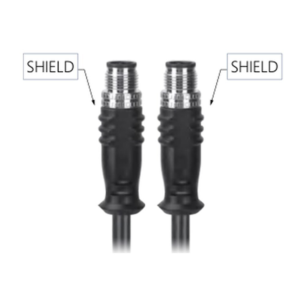 M12, New Female Straight Connector to Female Straight Connector Molded, MR-YL121077