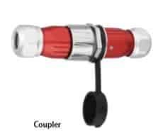 DH-20-C02PE-03-001, 2-Pin Male Cable Mount Waterproof Connector