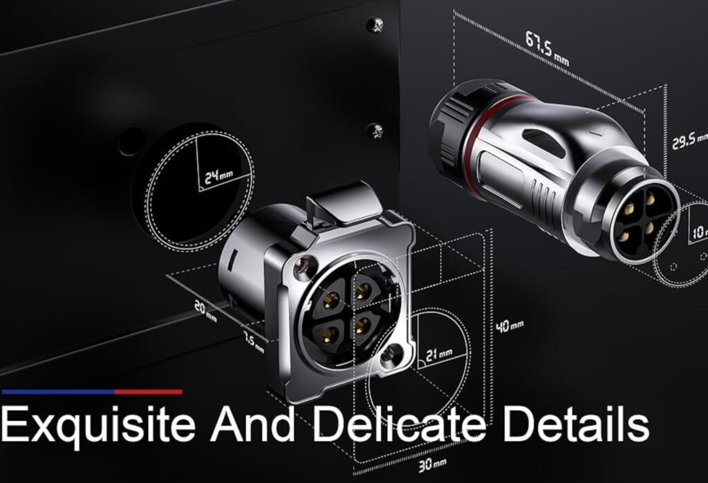 BD-24-C03PE-23-001, 3-Pin Metal Male Cable Mount Waterproof Connector