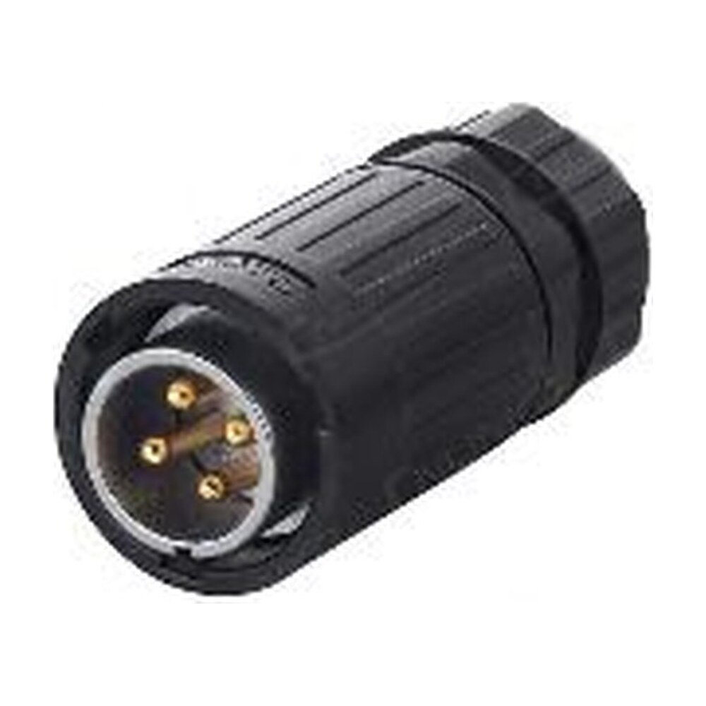 YA-20-C04PE-01-001, 4-Pin Male Cable Mount Waterproof Connector